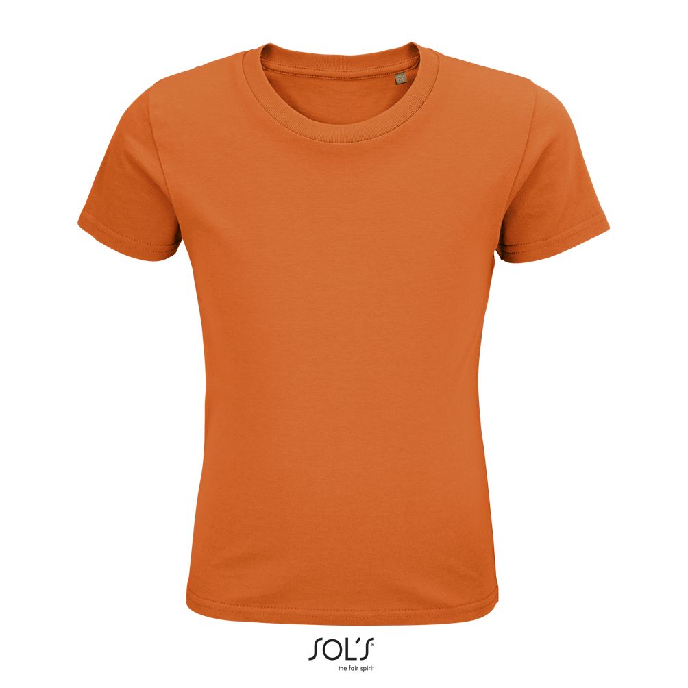 Camiseta Ajustada De Cuello Redondo Para Niños SOL'S PIONEER KIDS NARANJA