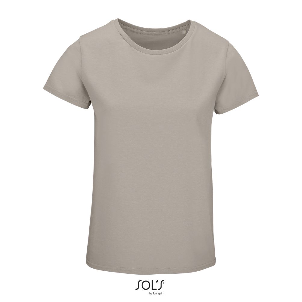 Camiseta Mujer Ajustada De Punto Liso Y Cuello Redondo SOL'S PIONEER WOMEN CUERDA