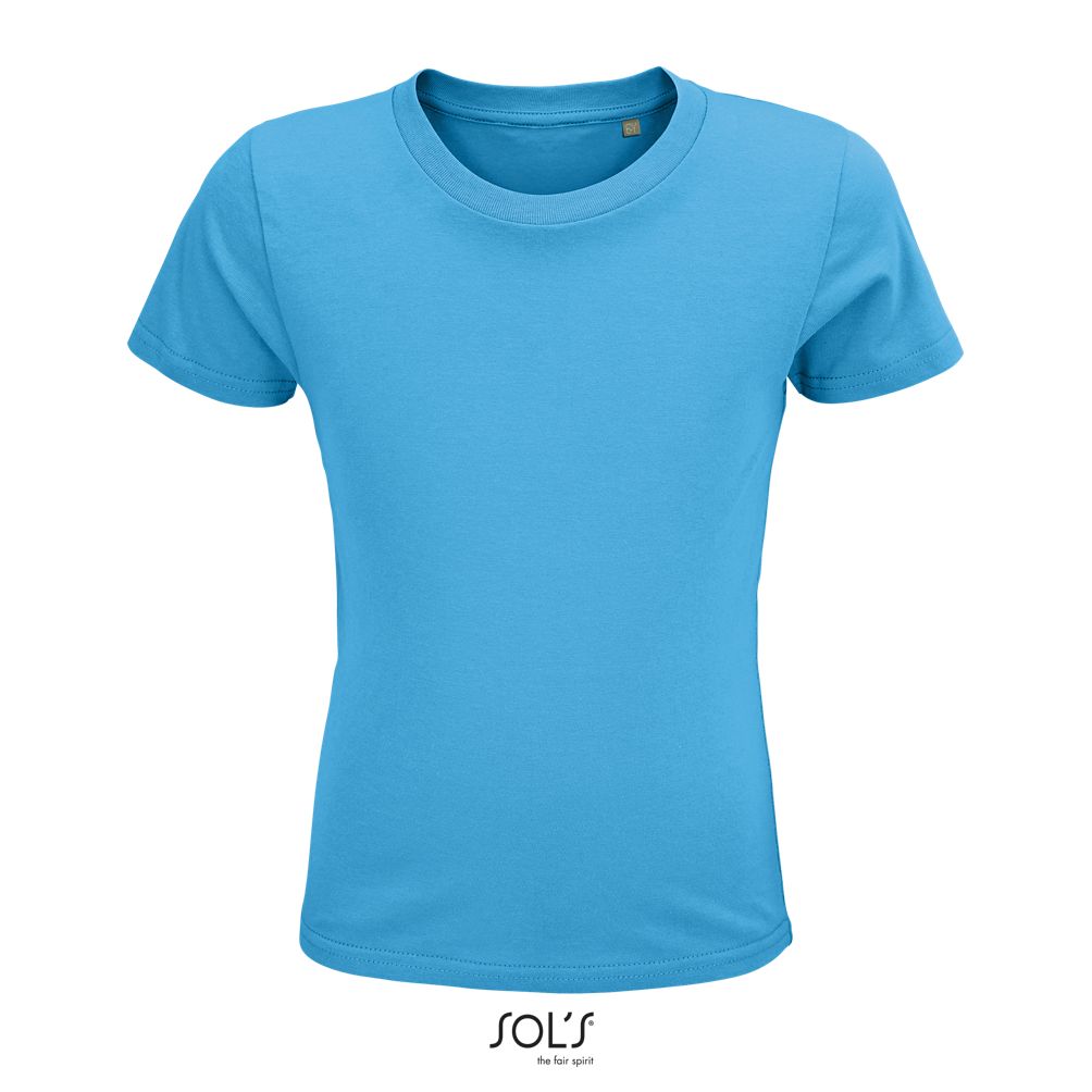 Camiseta Ajustada De Cuello Redondo Para Niño SOL'S CRUSADER KIDS AQUA