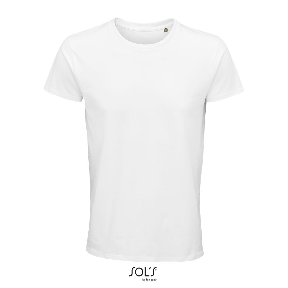Camiseta Hombre Ajustada De Punto Liso Y Cuello Redondo SOL'S CRUSADER MEN BLANCO