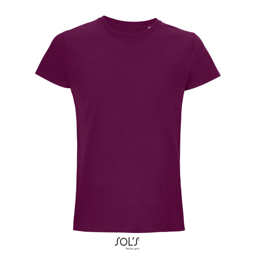 Camiseta Hombre Ajustada De Punto Liso Y Cuello Redondo SOL'S CRUSADER MEN Morado Astral