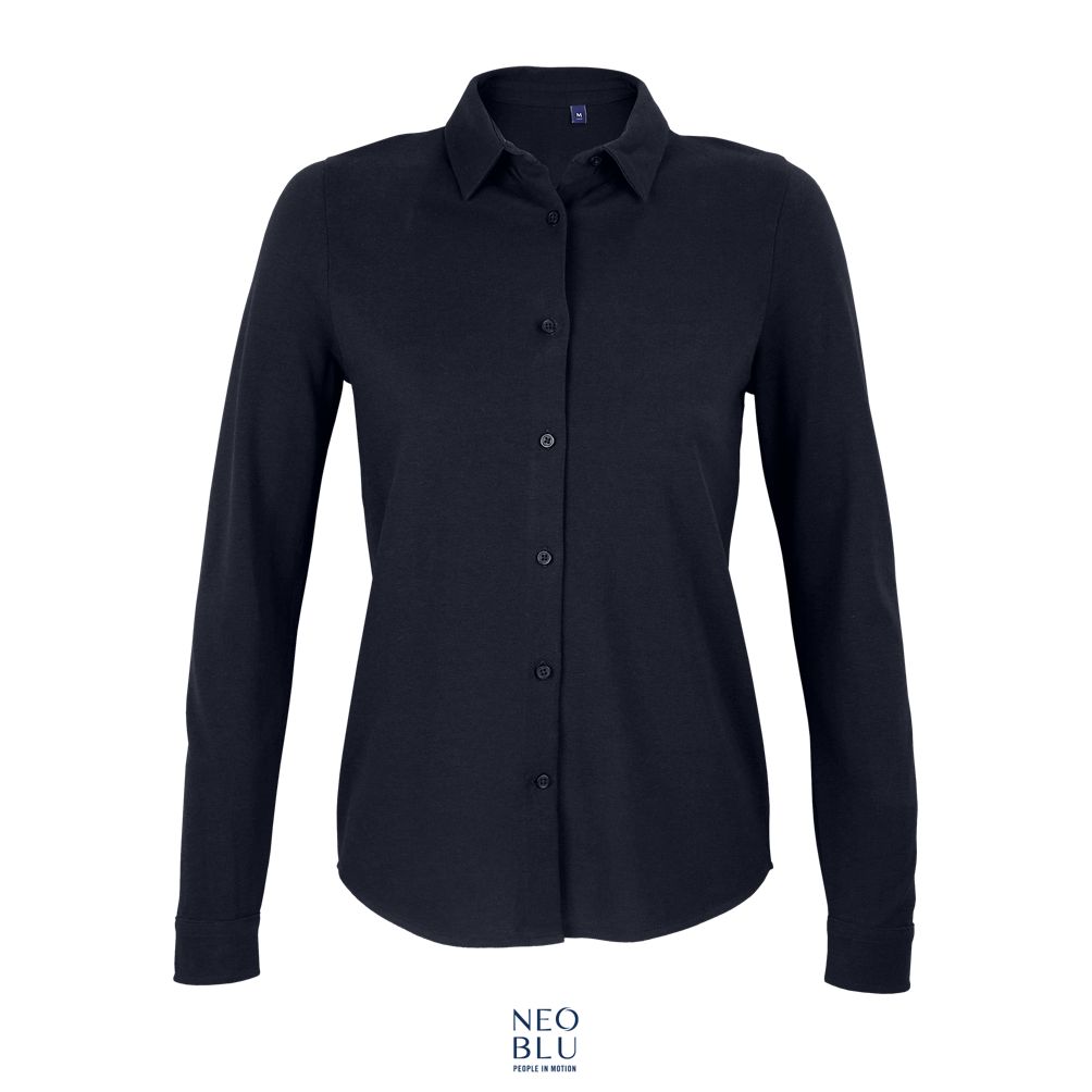 Camisa De Piqué De Algodón Para Mujer NEOBLU BASILE WOMEN Noche