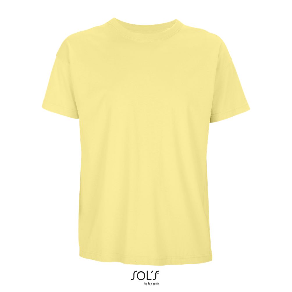 Camiseta De Hombre Oversize SOL'S BOXY MEN Amarillo Claro