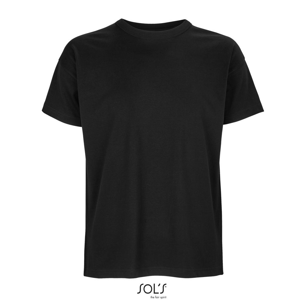 Camiseta De Hombre Oversize SOL'S BOXY MEN NEGRO PROFUNDO