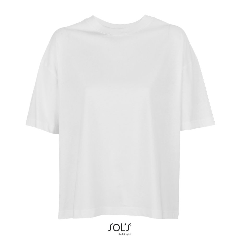 Camiseta Oversize De Mujer SOL'S BOXY WOMEN BLANCO