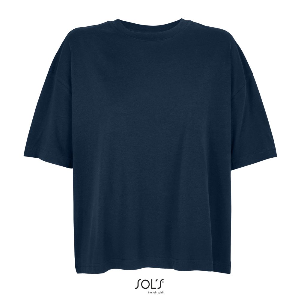 Camiseta Oversize De Mujer SOL'S BOXY WOMEN FRENCH MARINO