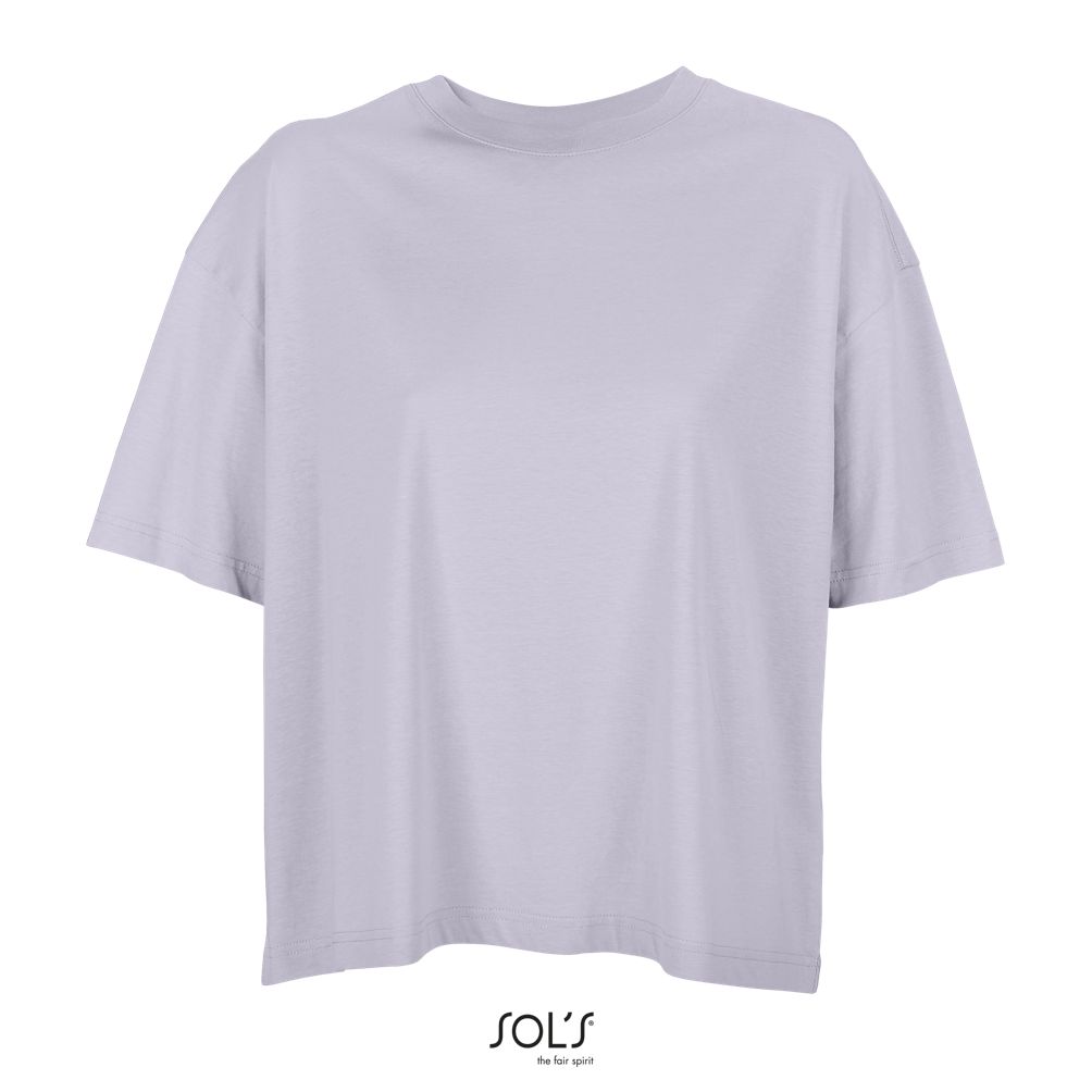 Camiseta Oversize De Mujer SOL'S BOXY WOMEN Lila