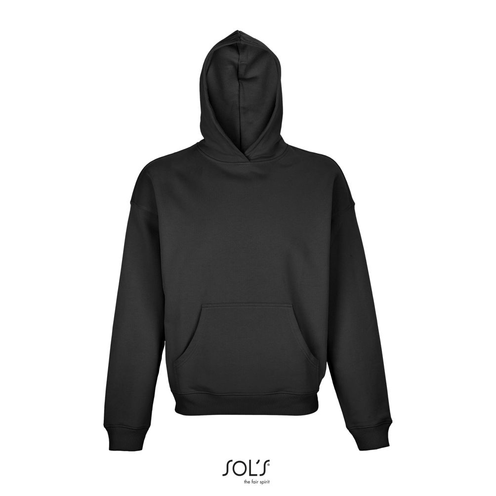Sudadera Unisex Oversize SOL'S CONNOR NEGRO