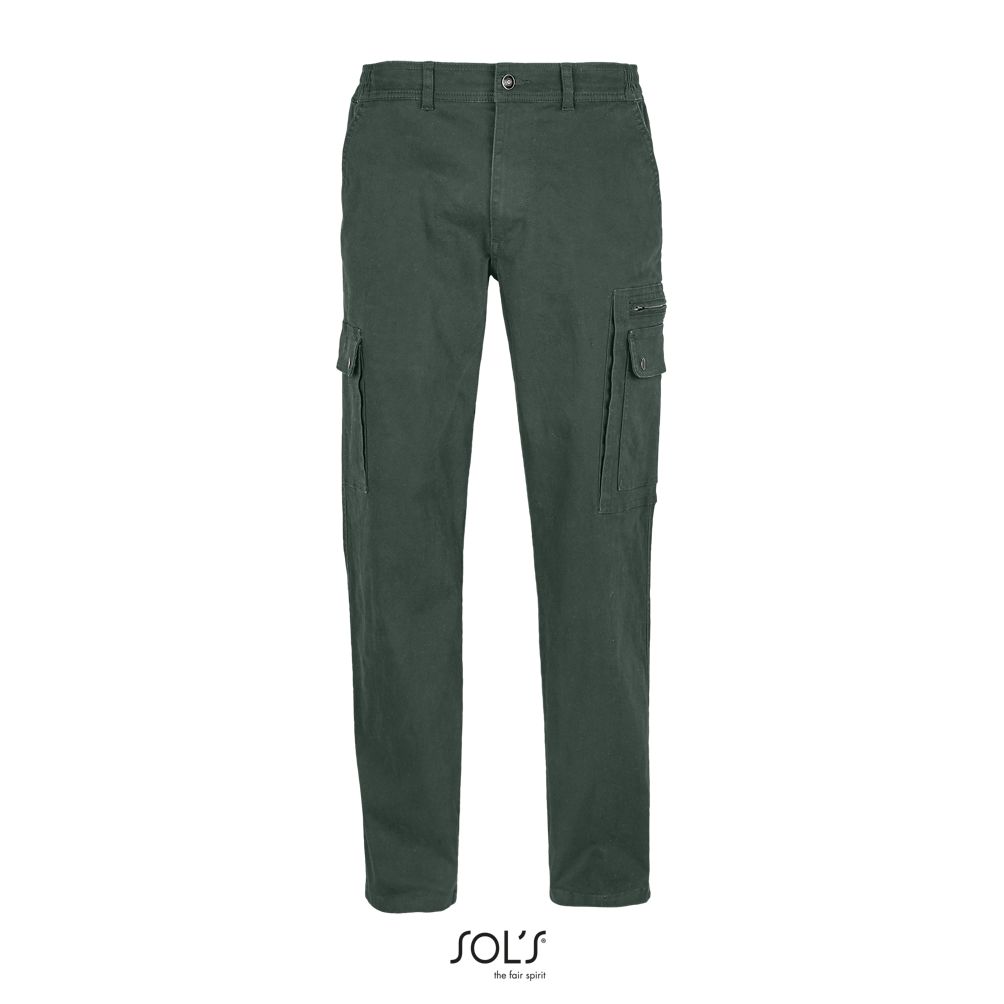 Pantalones Elásticos De Hombre SOL'S DOCKER VERDE BOSQUE
