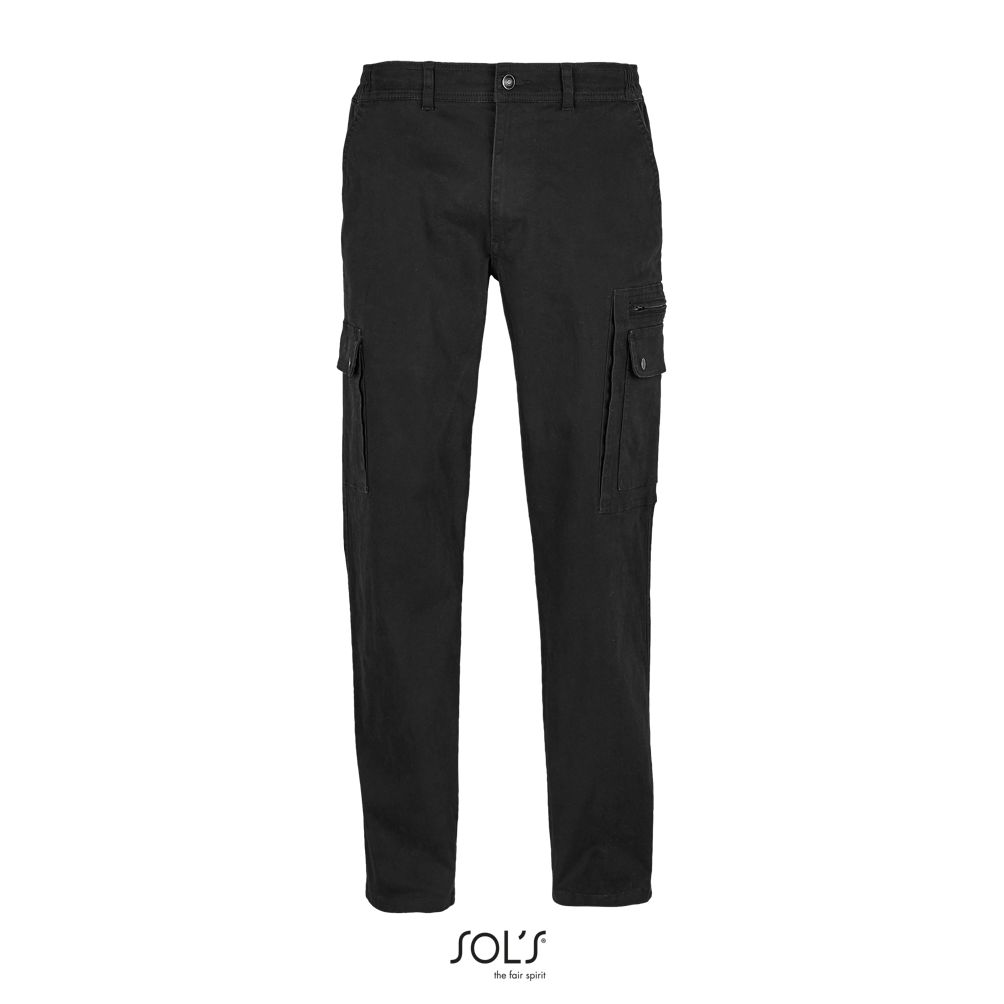 Pantalones Elásticos De Hombre SOL'S DOCKER NEGRO