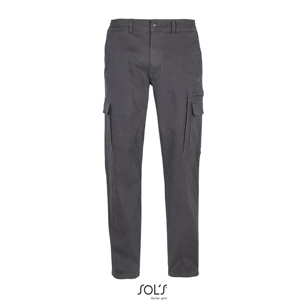 Pantalones Elásticos De Hombre SOL'S DOCKER GRIS OSCURO