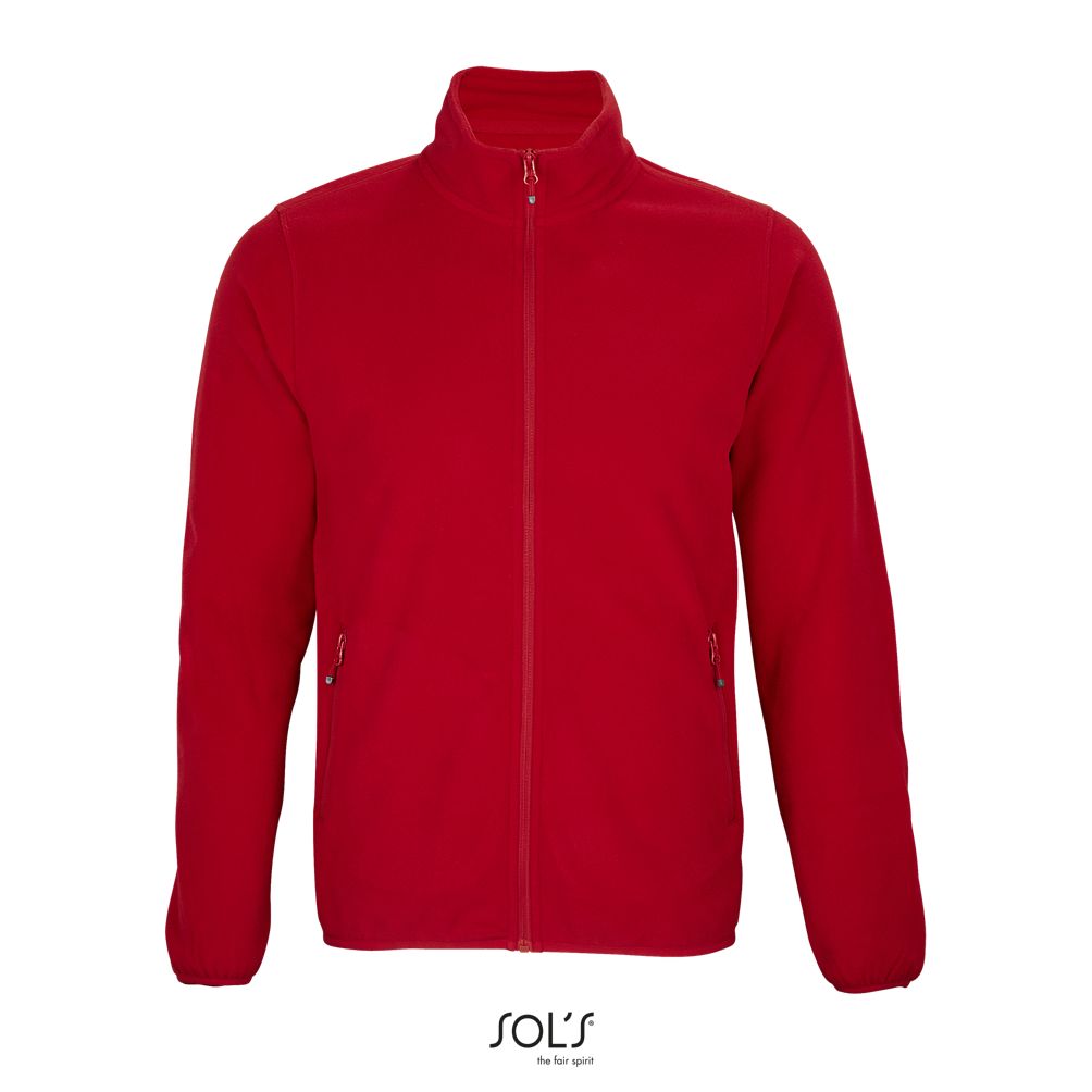 Chaqueta Con Cremallera De Microfibra Para Hombre SOL'S FACTOR MEN ROJO