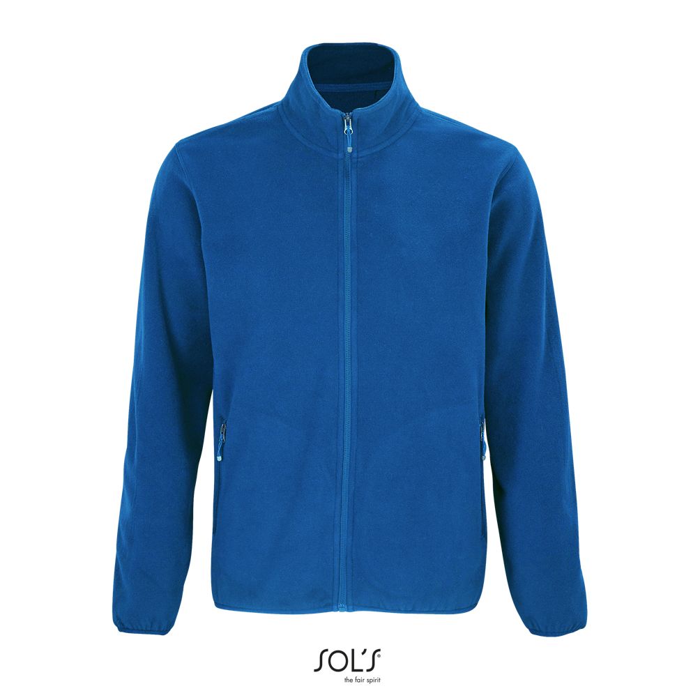 Chaqueta Con Cremallera De Microfibra Para Hombre SOL'S FACTOR MEN AZUL ROYAL