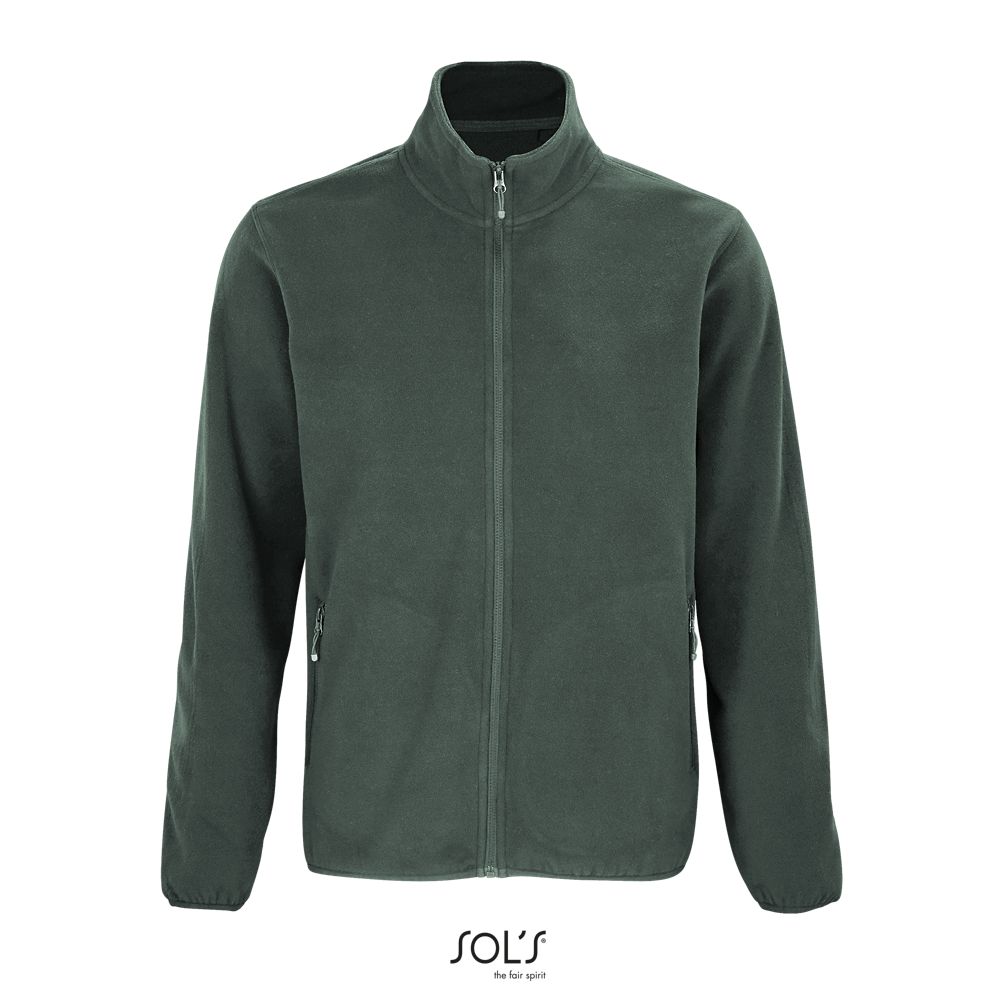 Chaqueta Con Cremallera De Microfibra Para Hombre SOL'S FACTOR MEN VERDE BOSQUE