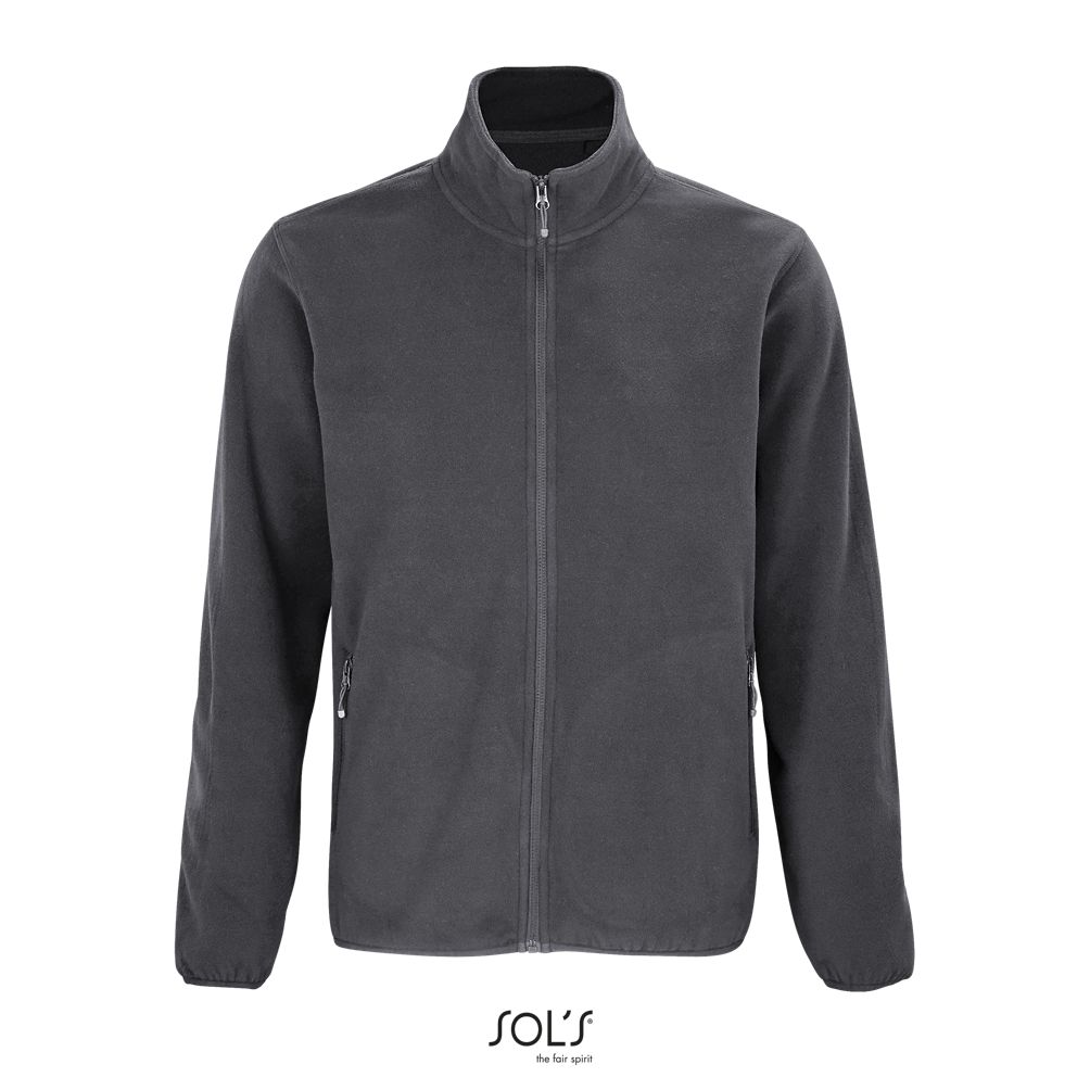 Chaqueta Con Cremallera De Microfibra Para Hombre SOL'S FACTOR MEN ANTRACITA