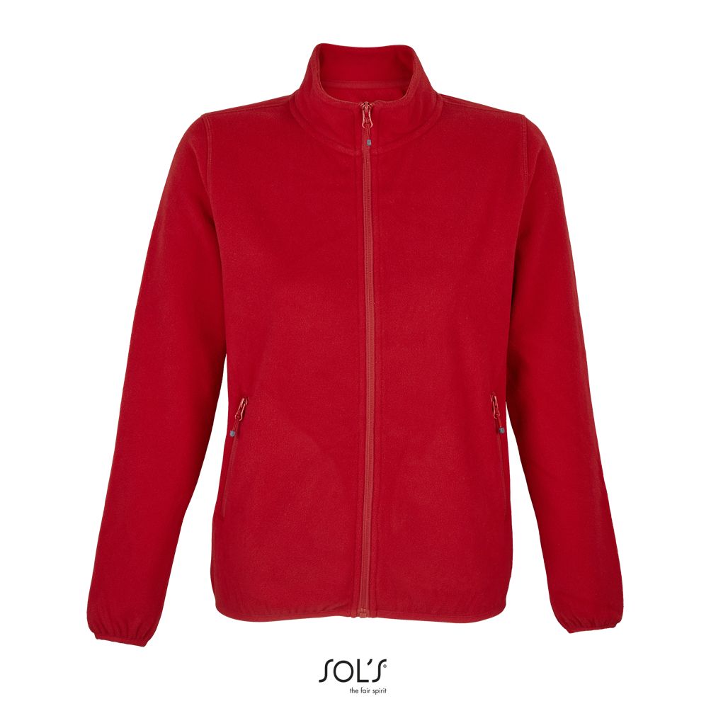 Chaqueta Con Cremallera De Microfibra Para Mujer SOL'S FACTOR WOMEN ROJO