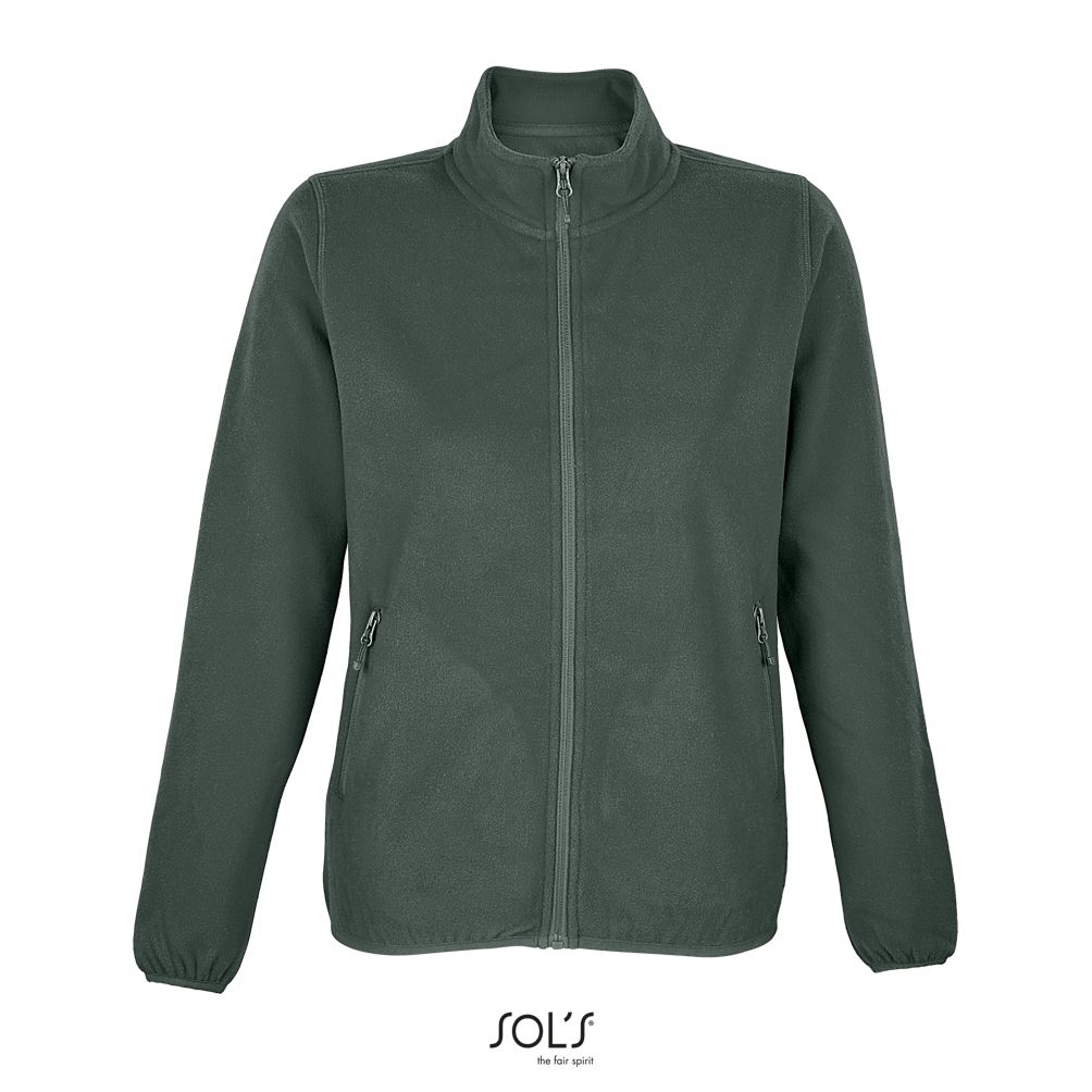 Chaqueta Con Cremallera De Microfibra Para Mujer SOL'S FACTOR WOMEN VERDE BOSQUE