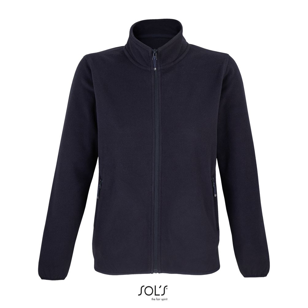 Chaqueta Con Cremallera De Microfibra Para Mujer SOL'S FACTOR WOMEN AZUL MARINO