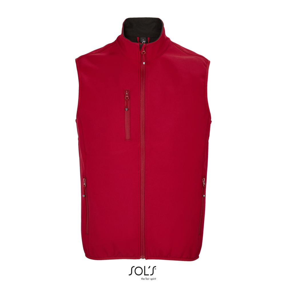 Chaleco De Hombre Softshell SOL'S FALCON BW MEN ROJO CHILI