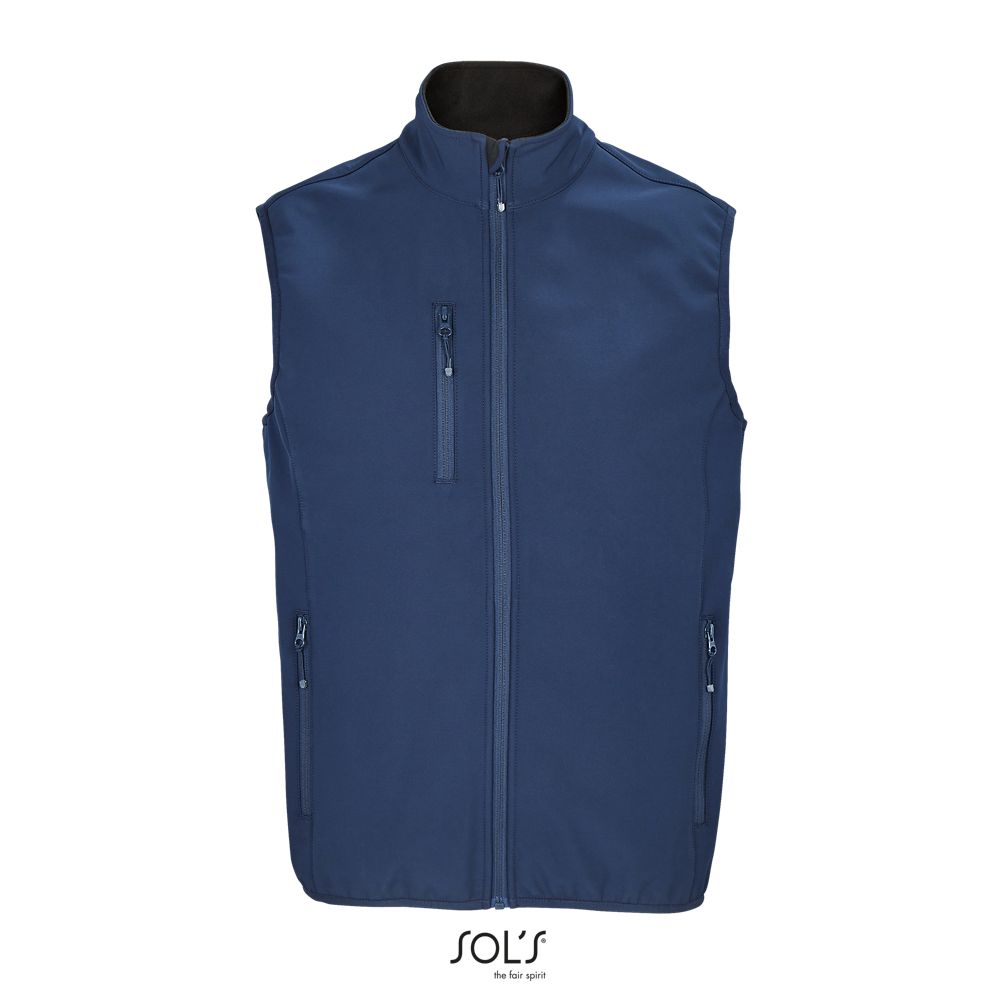 Chaleco De Hombre Softshell SOL'S FALCON BW MEN AZUL PROFUNDO