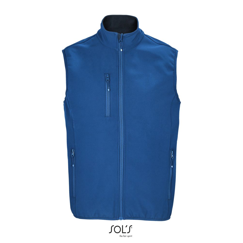 Chaleco De Hombre Softshell SOL'S FALCON BW MEN AZUL ROYAL