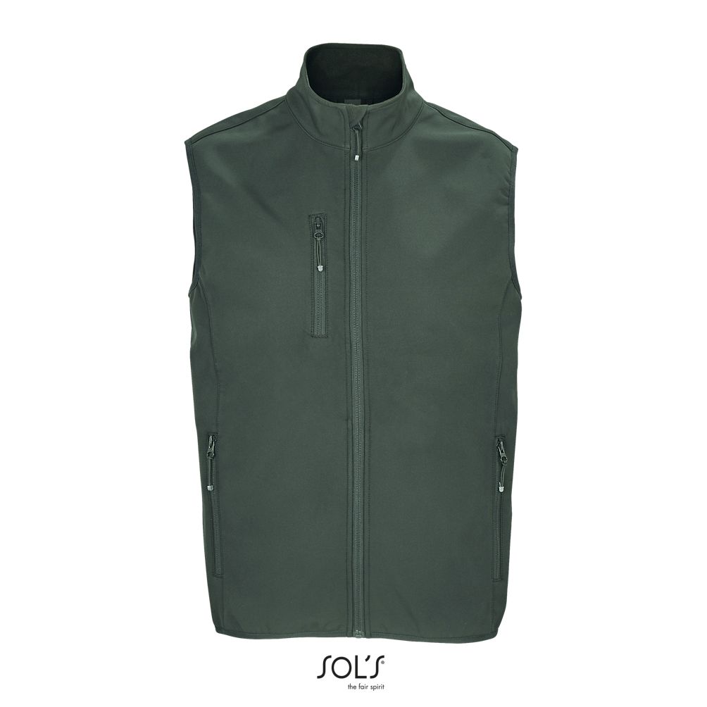 Chaleco De Hombre Softshell SOL'S FALCON BW MEN VERDE BOSQUE
