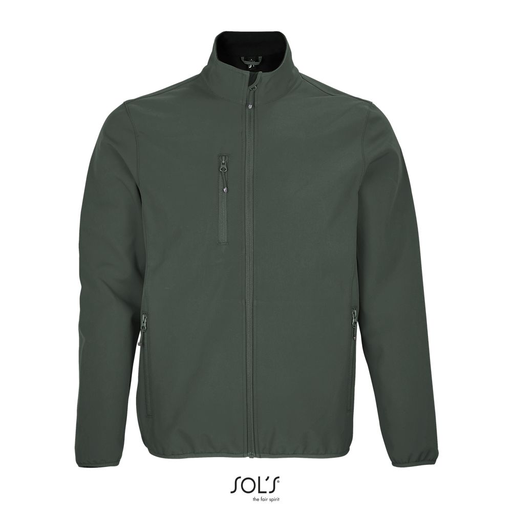 Chaqueta Softshell Con Cremallera Para Hombre SOL'S FALCON MEN VERDE BOSQUE