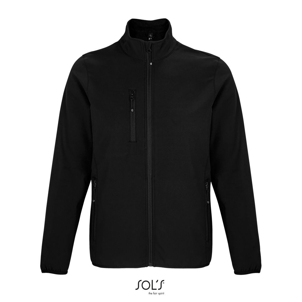 Chaqueta Softshell Con Cremallera Para Hombre SOL'S FALCON MEN NEGRO