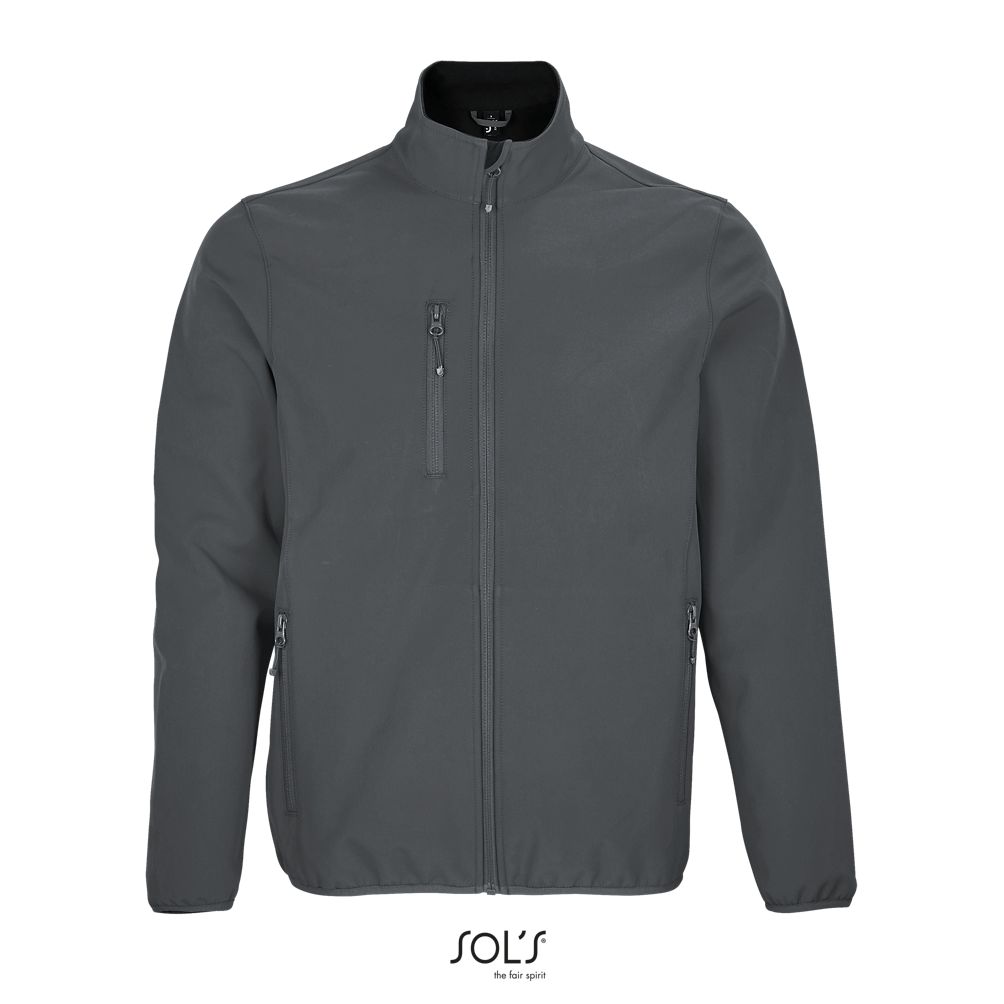 Chaqueta Softshell Con Cremallera Para Hombre SOL'S FALCON MEN ANTRACITA