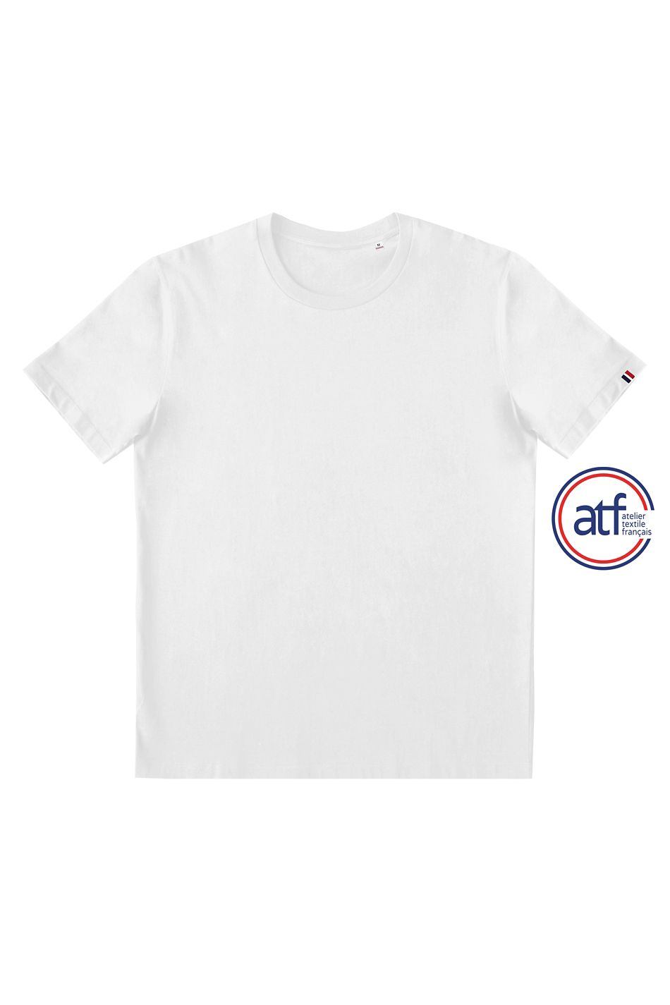 Camiseta Unisex Cuello Redondo Made In France ATF SACHA BLANCO