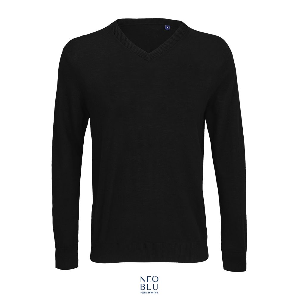 Jersey Hombre Cuello De Pico NEOBLU SULLIVAN MEN NEGRO PROFUNDO