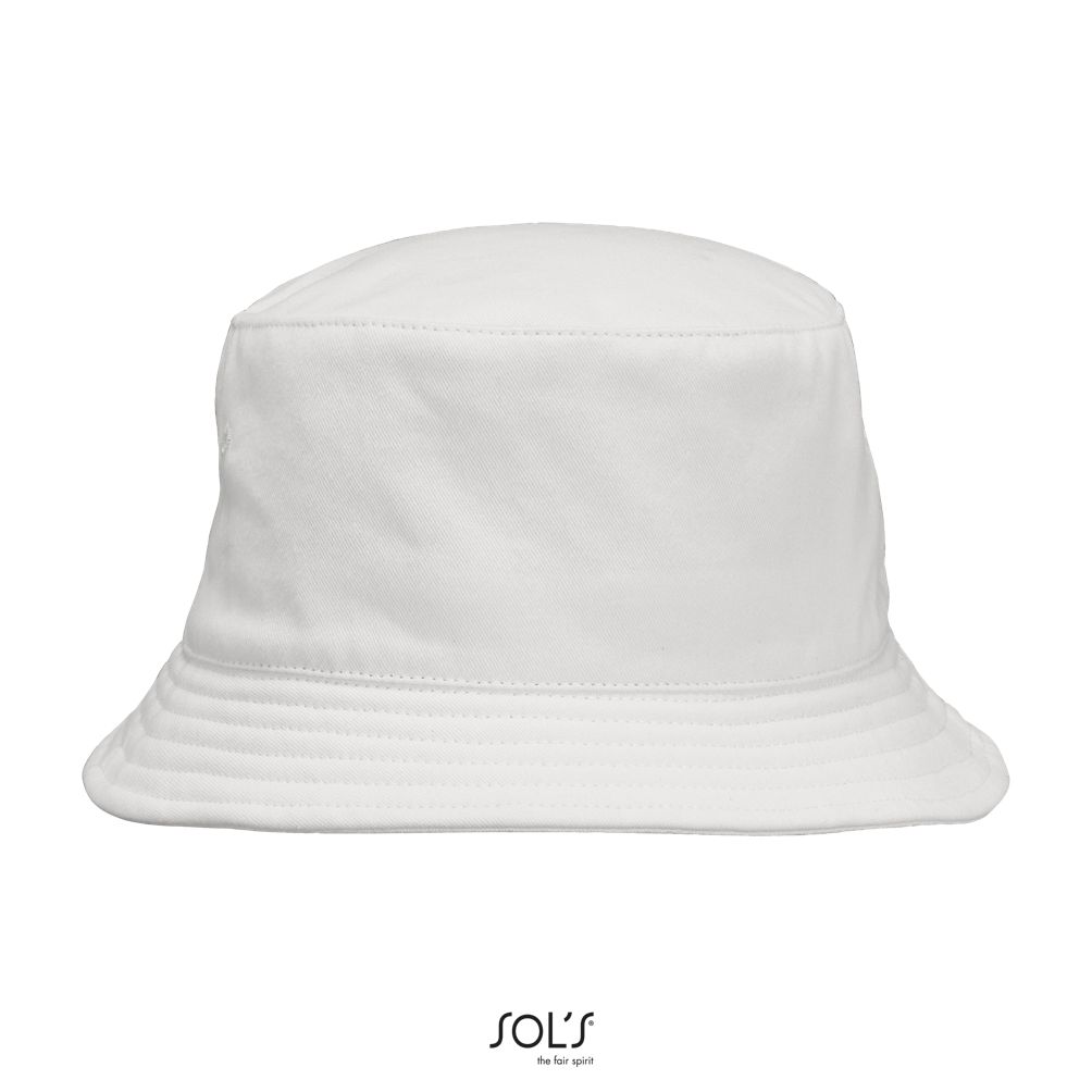 Sombrero De Pescador Unisex SOL'S BUCKET TWILL BLANCO