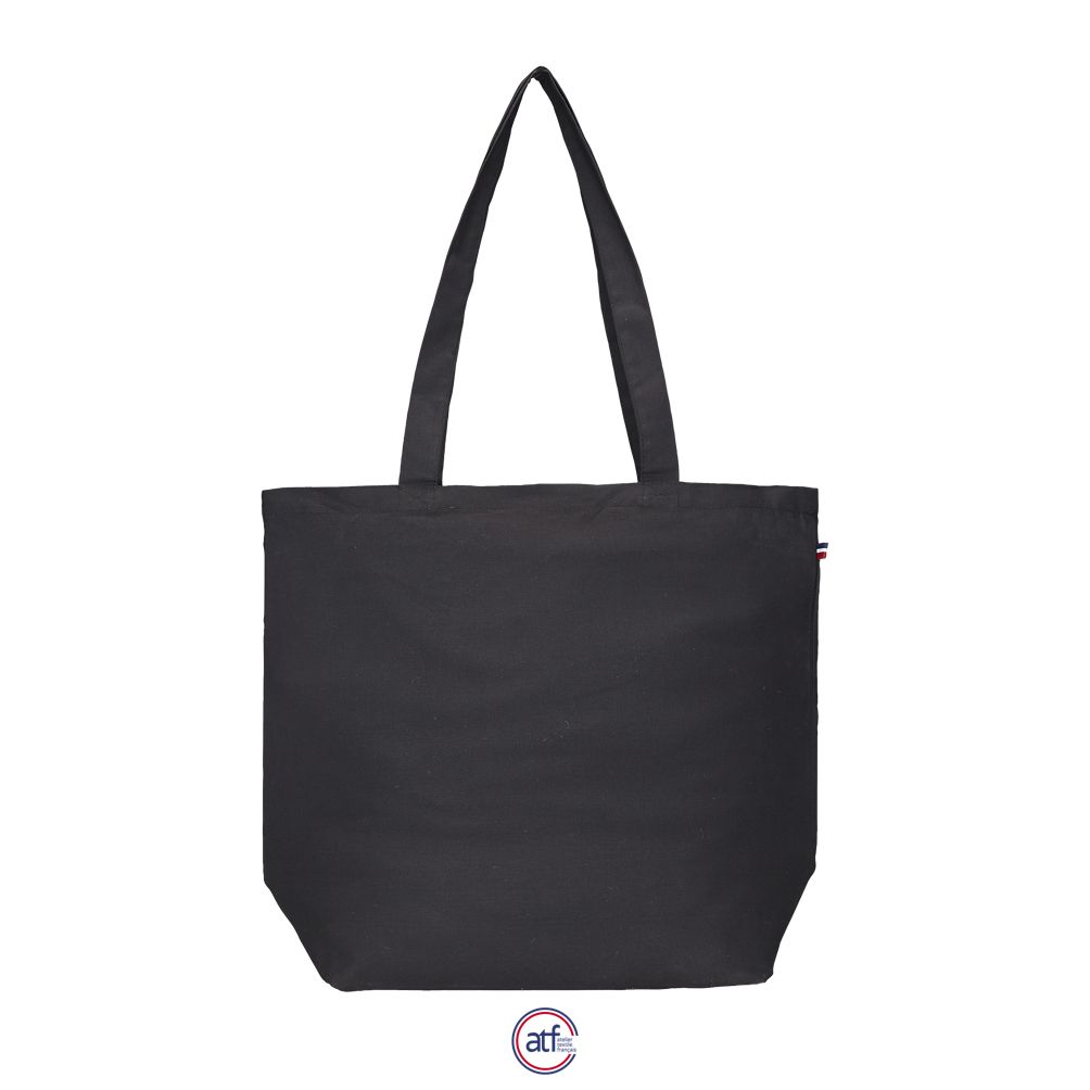 Bolsa De Compras Fabricada En Francia ATF TRISTAN NEGRO PROFUNDO