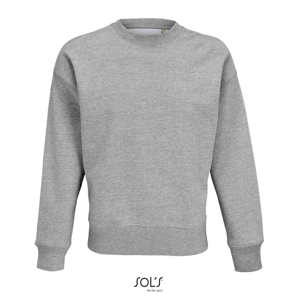 Sudadera Unisex Oversize SOL'S AUTHENTIC GRIS MEZCLA