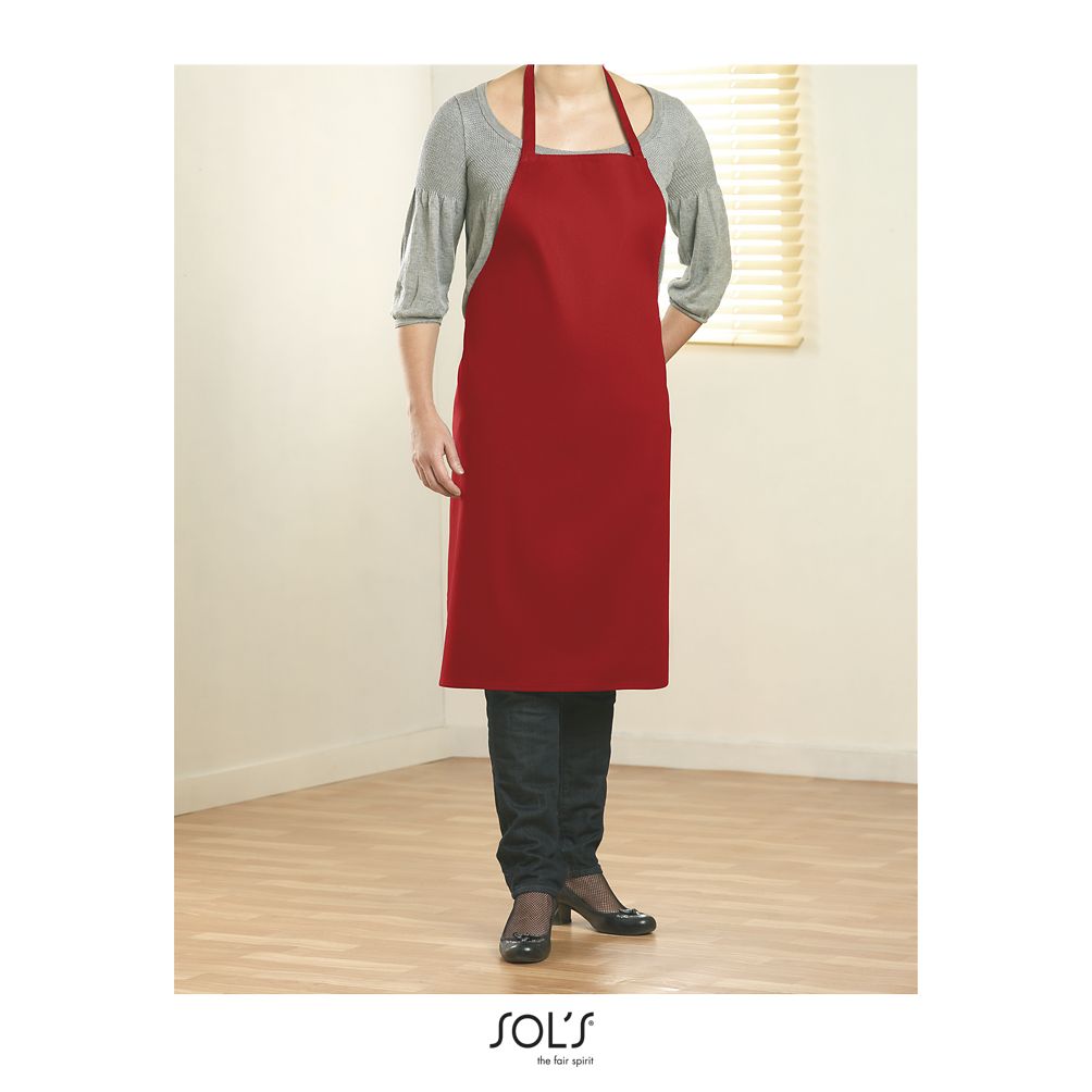 Delantal De Algodón SOL'S GLASGOW Rojo vivo