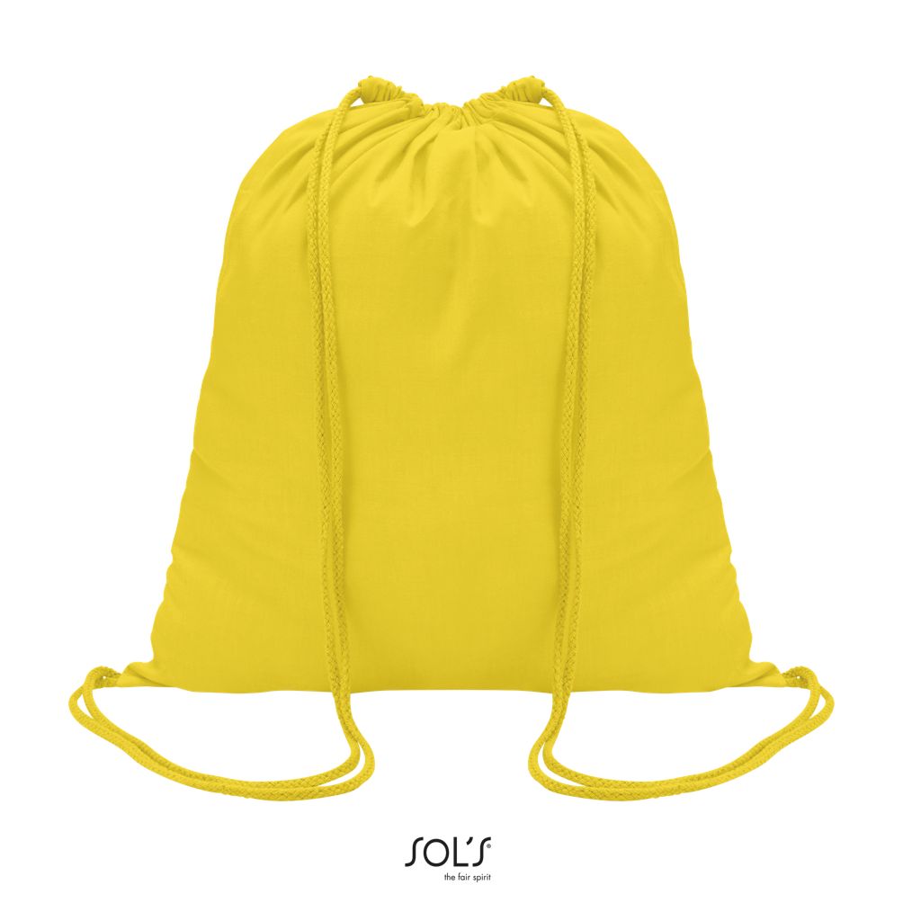 Mochila Con Cordones SOL'S GENOVA LIMÓN