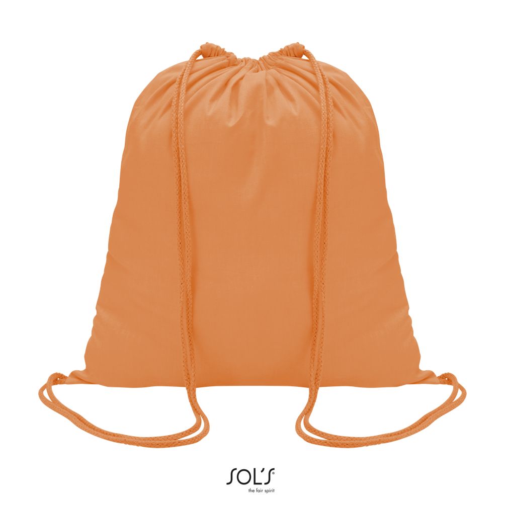 Mochila Con Cordones SOL'S GENOVA Naranja Claro