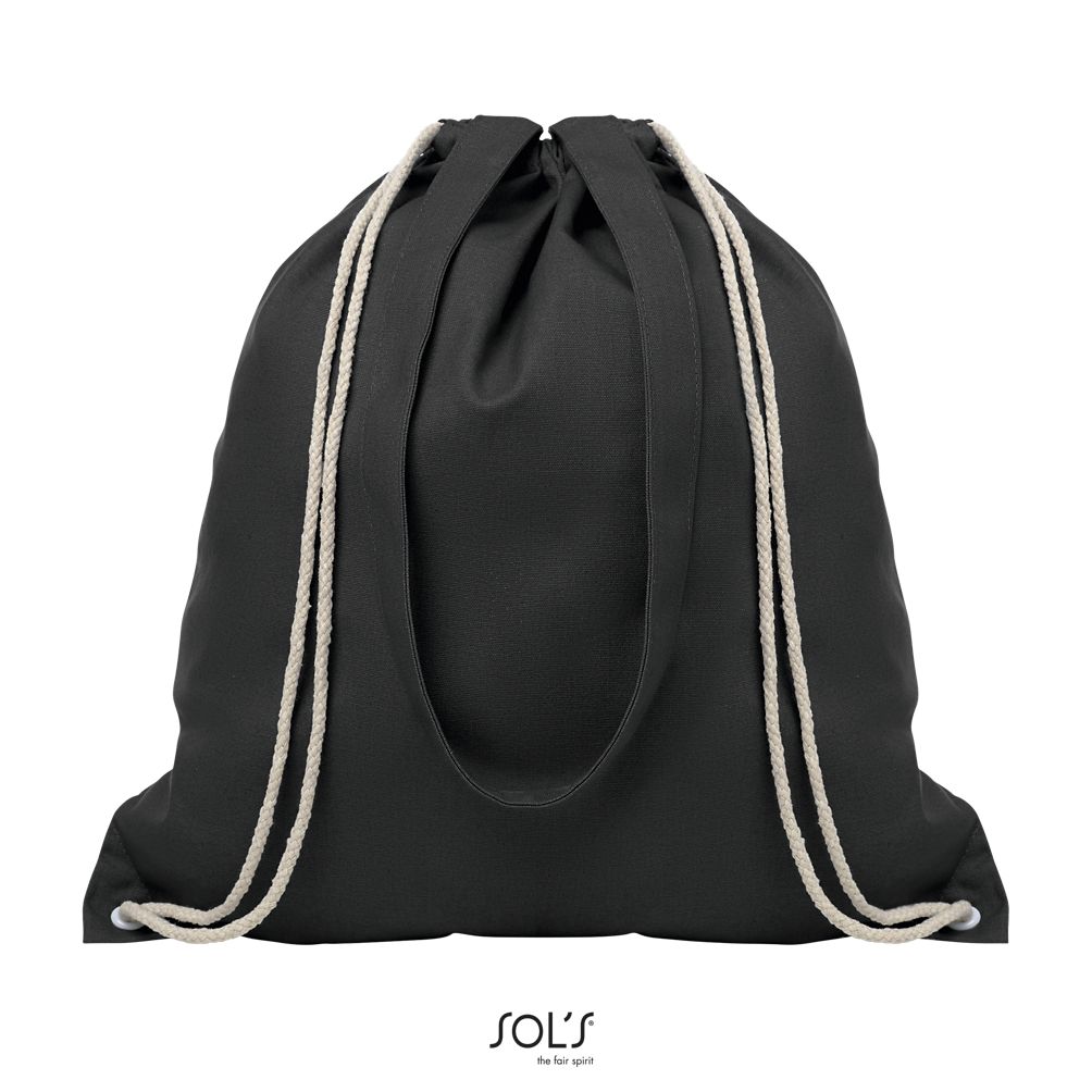Mochila Con Cordones Y Asas SOL'S OSLO NEGRO