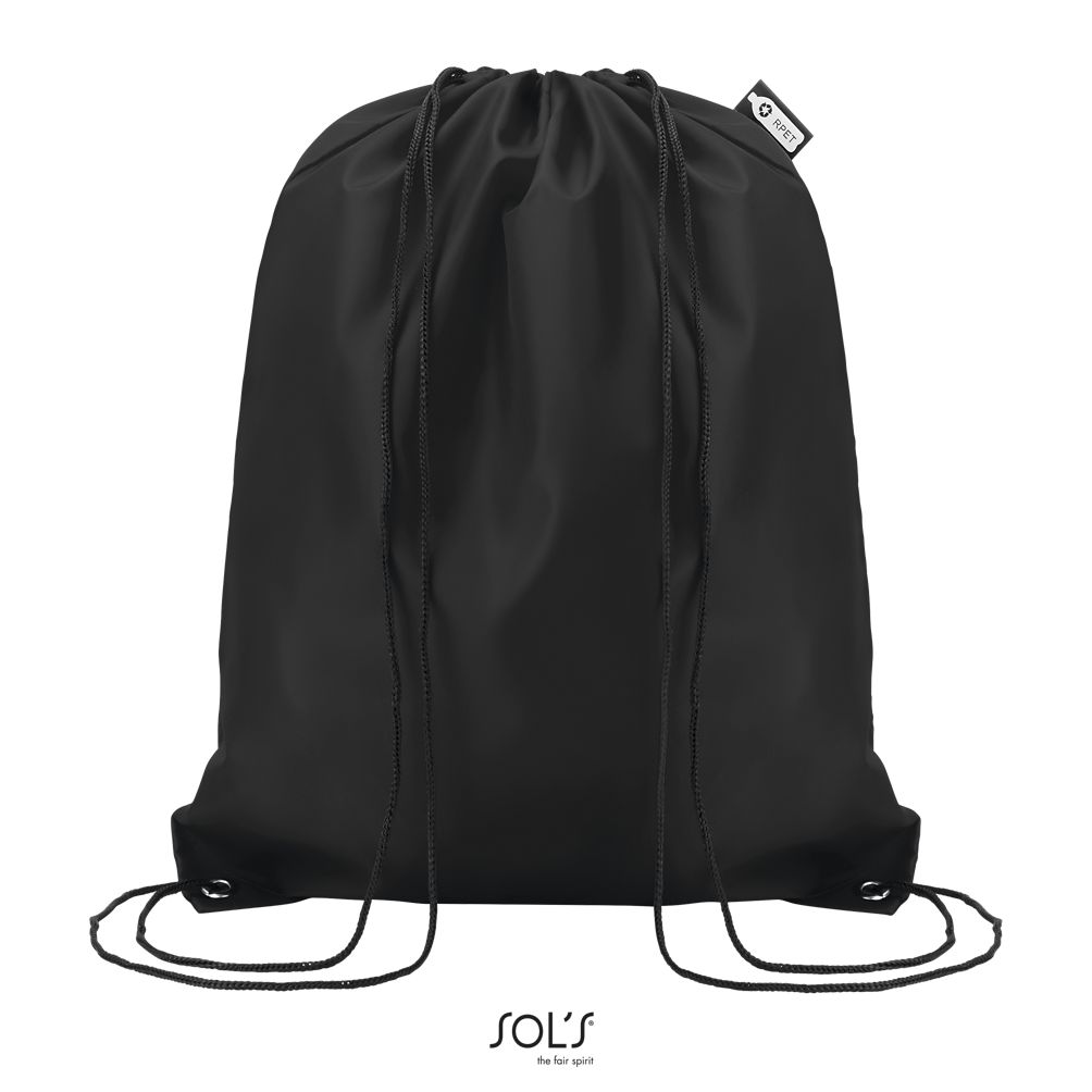 Mochila Con Cordones SOL'S CONSCIOUS NEGRO