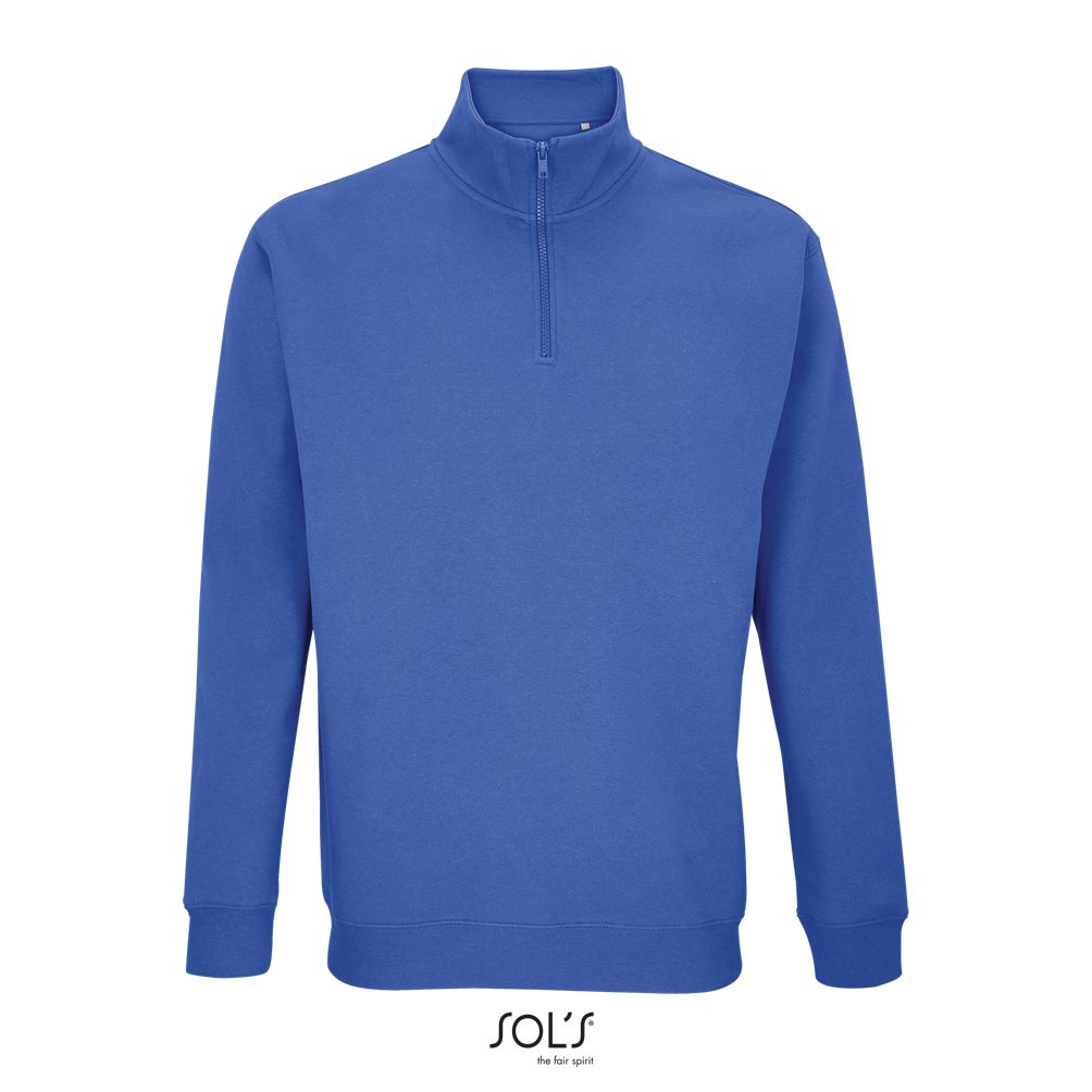Sudadera Unisex Cuello Alto Con Cremallera 1/4 SOL'S CONRAD AZUL ROYAL