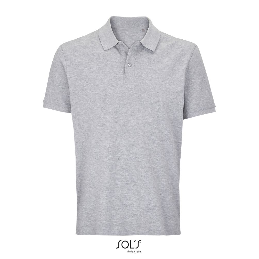 Polo Unisex SOL'S PEGASE GRIS MEZCLA