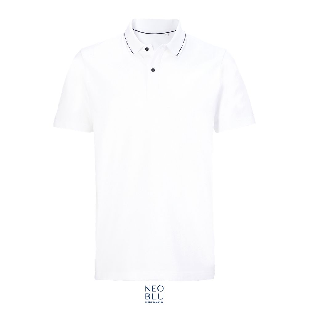 Polo Piqué Unisex NEOBLU OREL Blanco Óptico