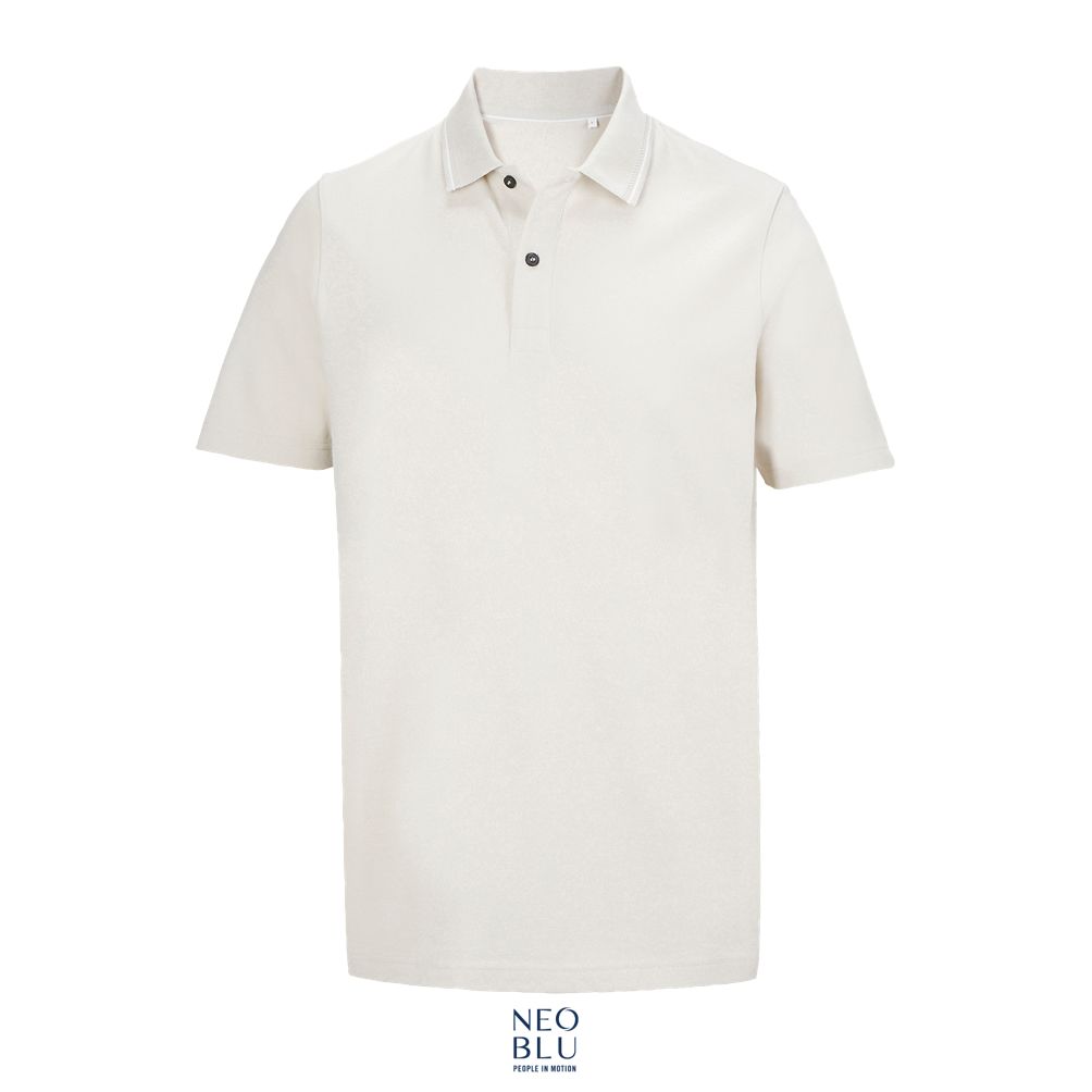 Polo Piqué Unisex NEOBLU OREL Beige Polvo 