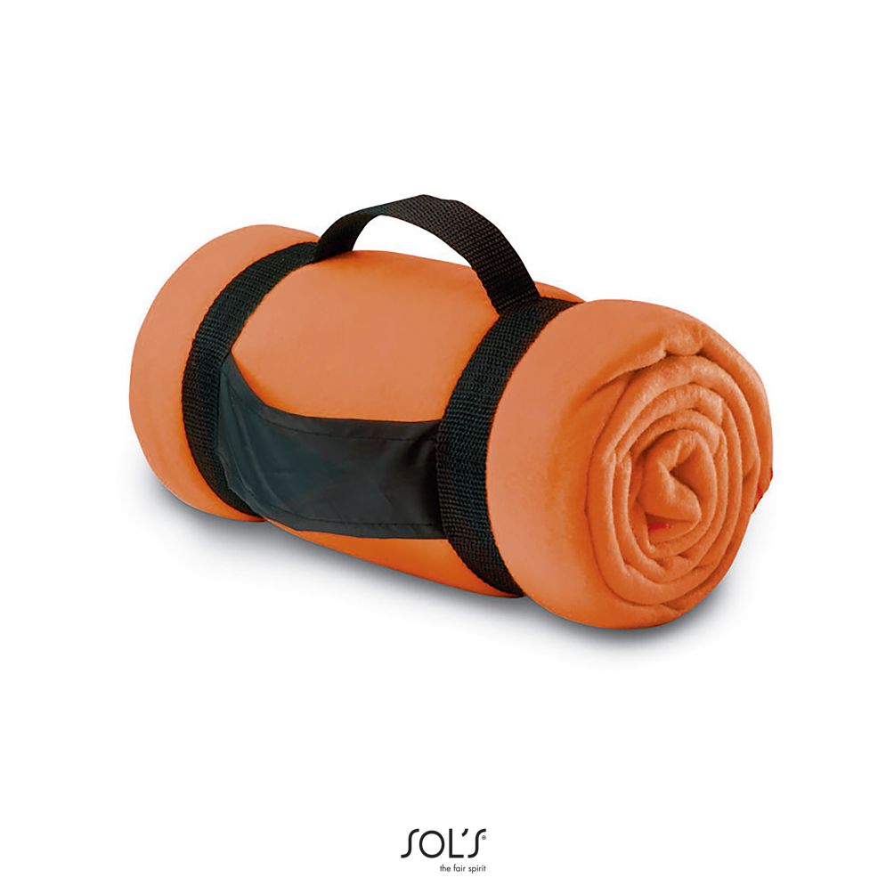 Manta De Viaje Polar SOL'S STAVENGER Naranja Brillante