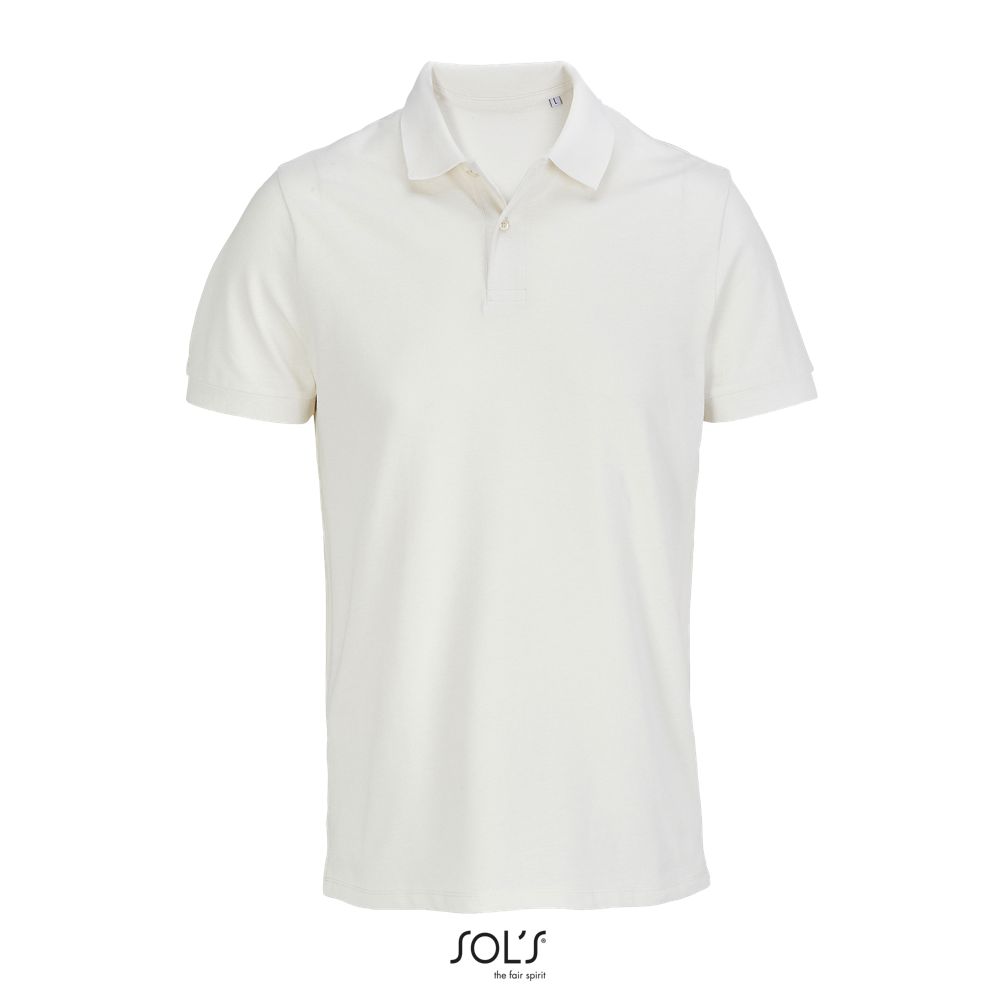 Polo Unisex SOL'S PACIFIC Blanco crema
