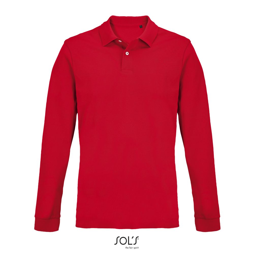 Polo Unisex SOL'S PACIFIC LSL ROJO