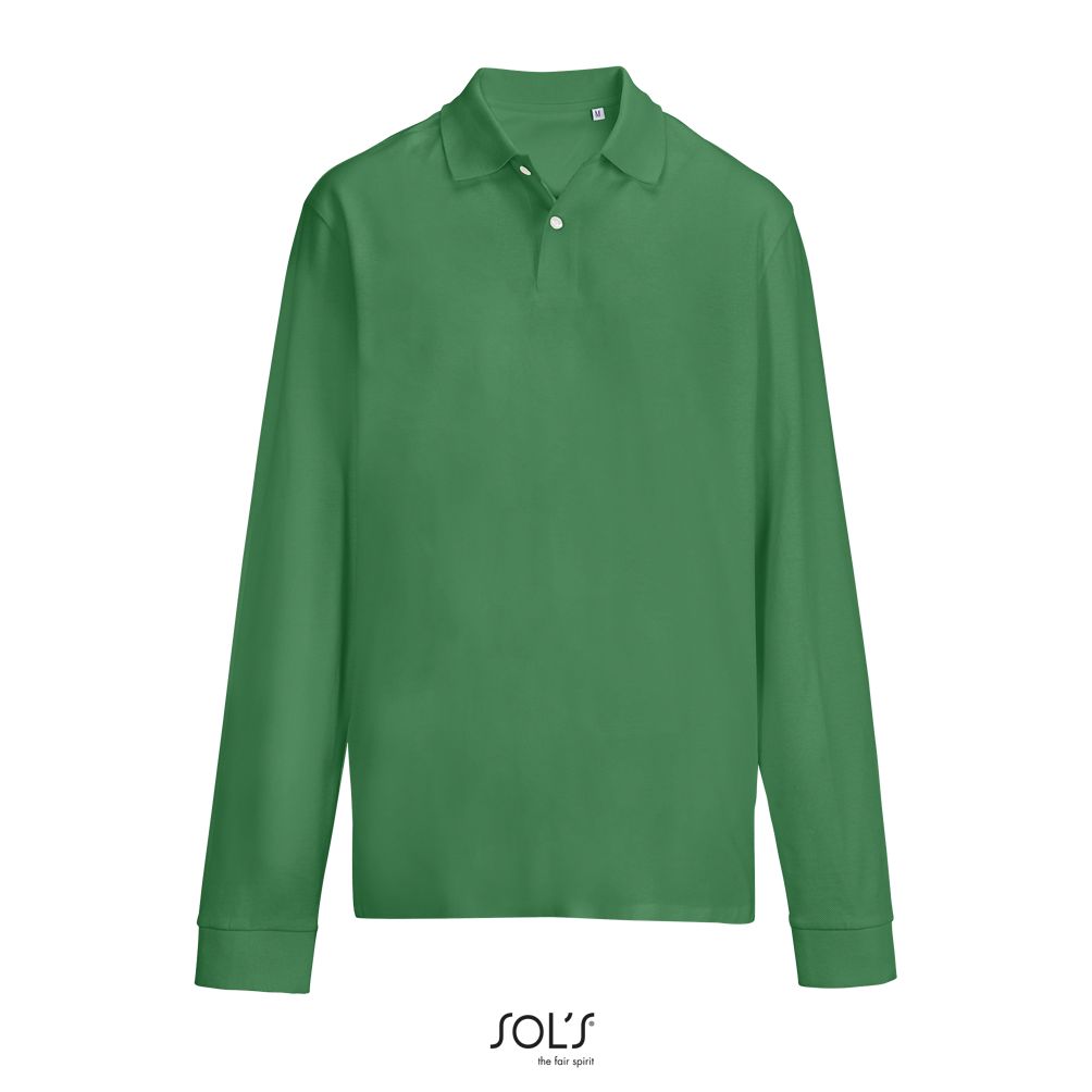 Polo Unisex SOL'S PACIFIC LSL VERDE PRADERA