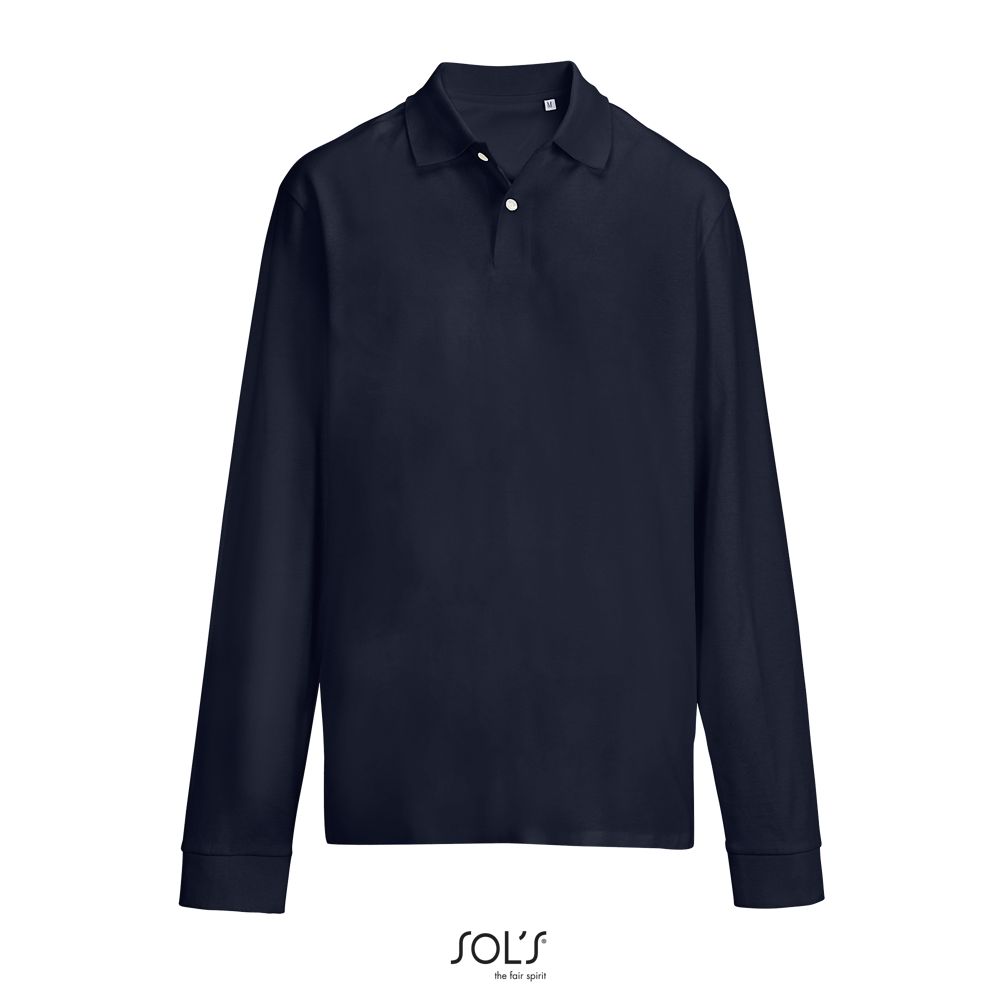 Polo Unisex SOL'S PACIFIC LSL FRENCH MARINO