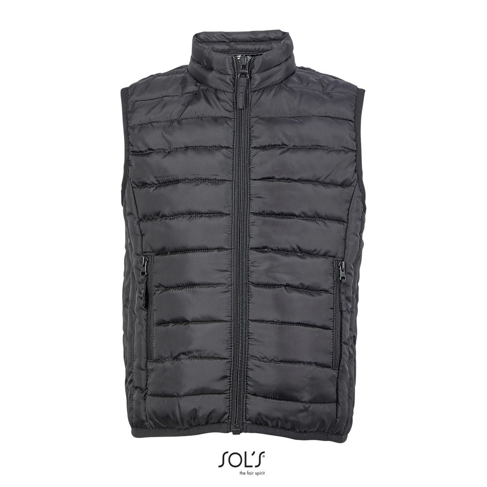 Chaleco Acolchado Ligero Niño SOL'S STREAM BW KIDS NEGRO