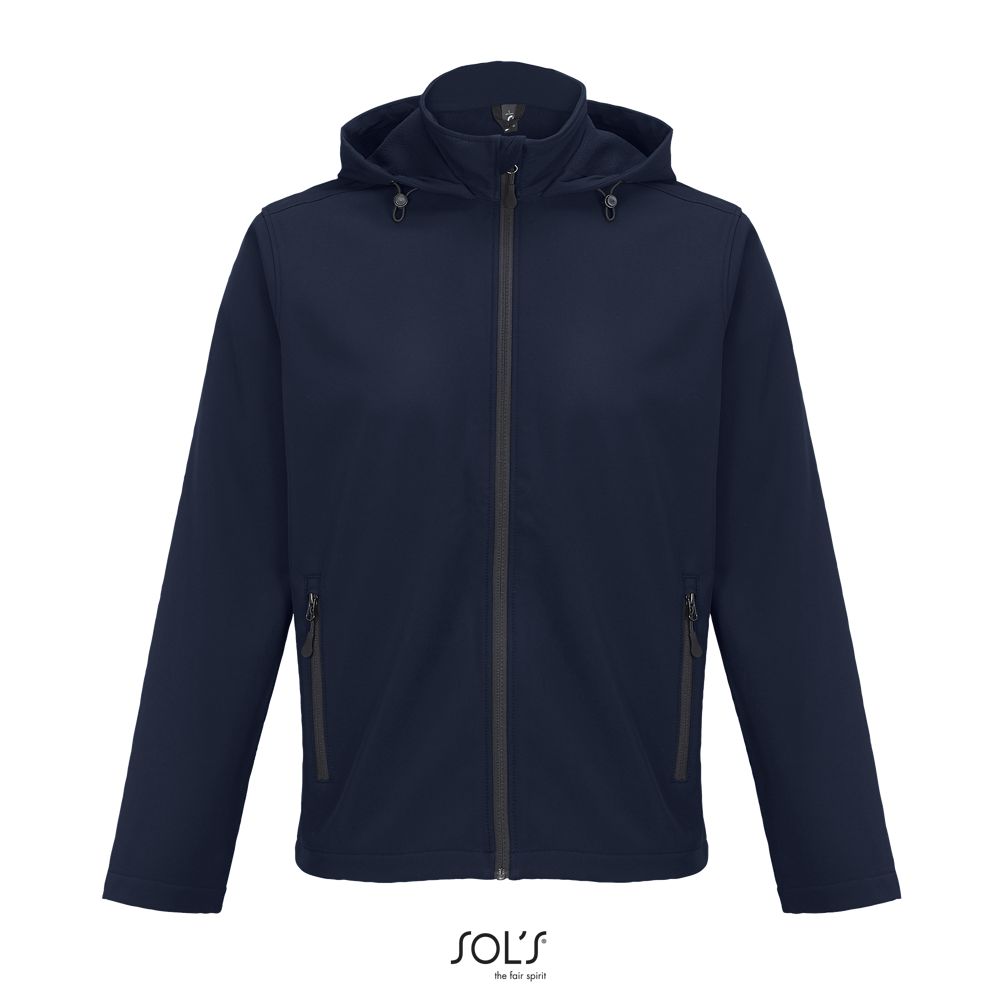 Chaqueta Softshell Hombre Con Capucha SOL'S RACE HOODED MEN FRENCH MARINO